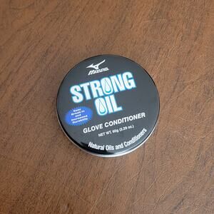 Mizuno Strong Oil Baseball Glove Conditioner, Clear New, open box